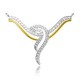 Diamond Necklace with Matching Earrings 18K Yellow Gold
